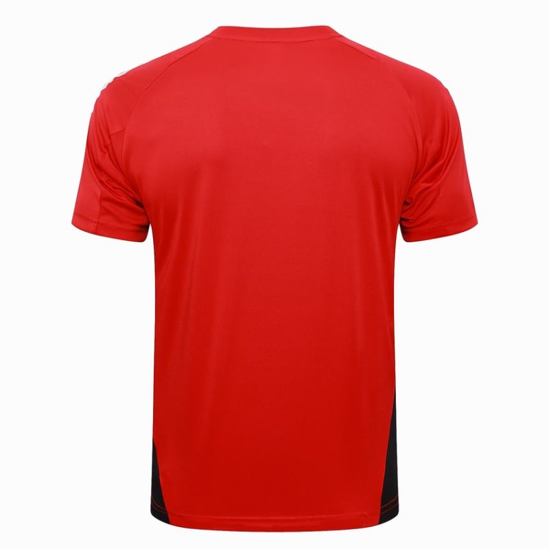Survetement Manchester United Polo 2024 2025 Rouge Clair 3 Survetement Manchester United Polo 2024 2025 Rouge Clair