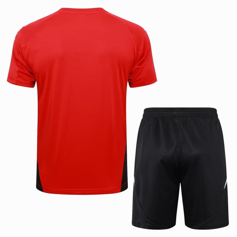 Survetement Manchester United Polo 2024 2025 Rouge Clair 4 Survetement Manchester United Polo 2024 2025 Rouge Clair