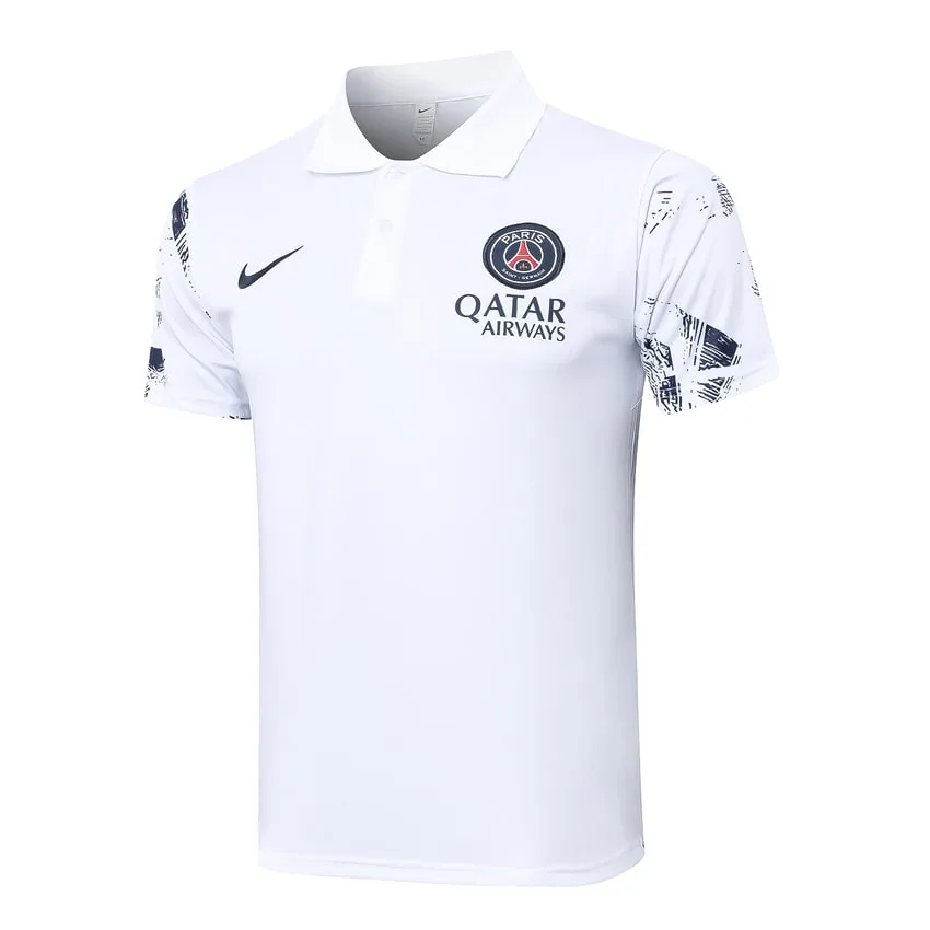 Survetement PSG Polo 2024 2025 Blanc 2 Survetement PSG Polo 2024 2025 Blanc