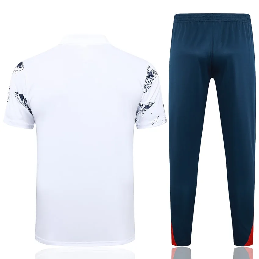Survetement PSG Polo 2024 2025 Blanc 4 Survetement PSG Polo 2024 2025 Blanc