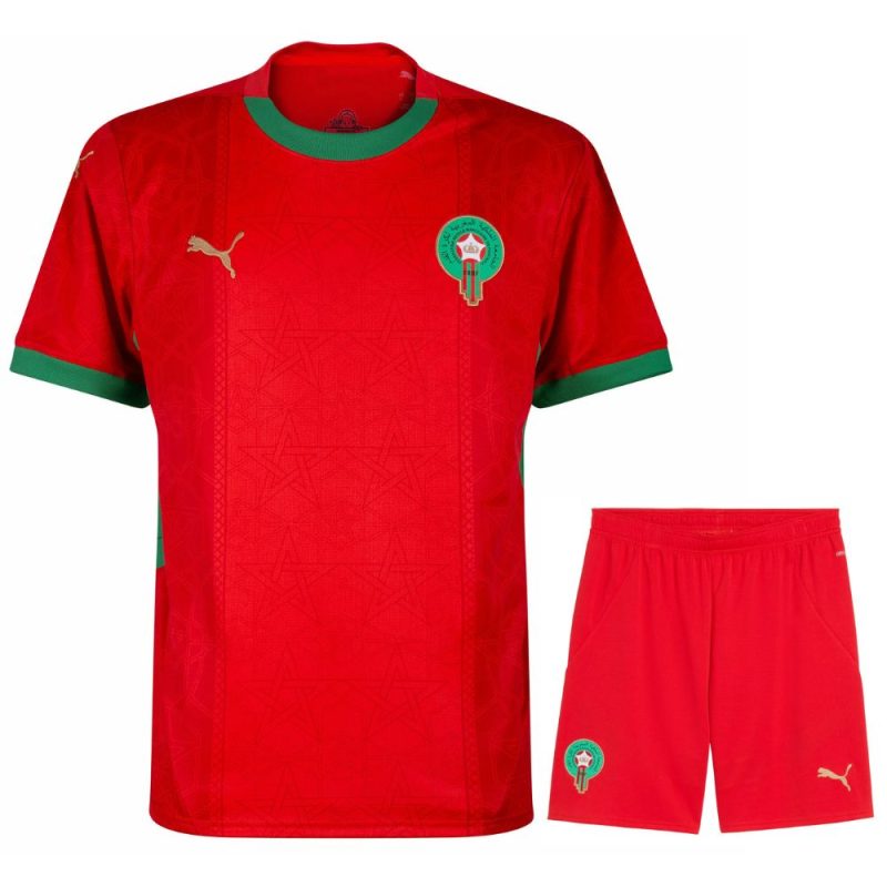 Maillot Kit Enfant Maroc Domicile 2024 2025 Maillot Kit Enfant Maroc Domicile 2024 2025