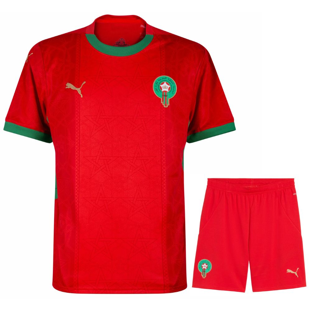 Maillot Kit Enfant Maroc Domicile 2024 2025 Maillot Kit Enfant Maroc Domicile 2024 2025