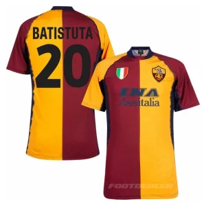 AS Roma Home Jersey 2001 2002 Batistuta