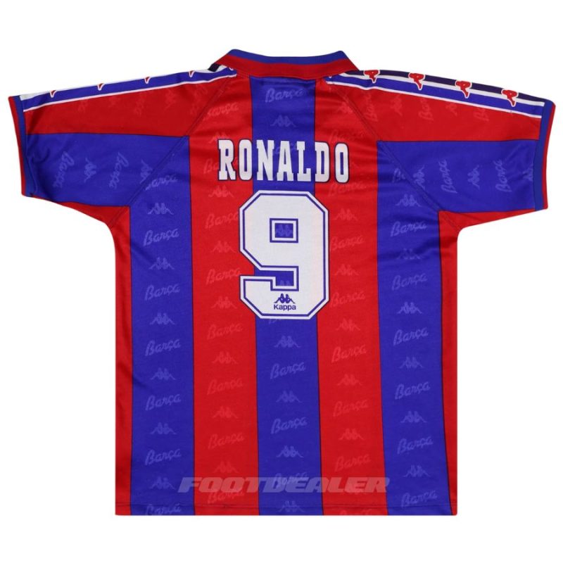 Maillot Barca Domicile 1996 1997 Ronaldo