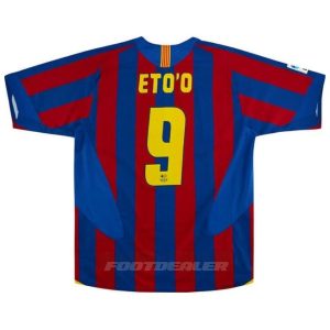 Maillot Barca Domicile 2005 2006 Etoo