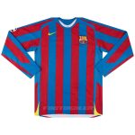 Maillot Barca Domicile 2005 2006 Manches Longues