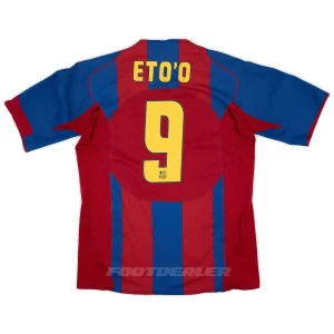 Áo đấu sân nhà Barca 2006 2007 Etoo