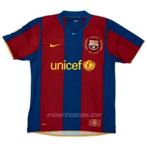 Áo đấu sân nhà Barca 2007 2008 Messi