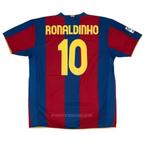 Áo đấu sân nhà Barca 2007 2008 Ronaldinho