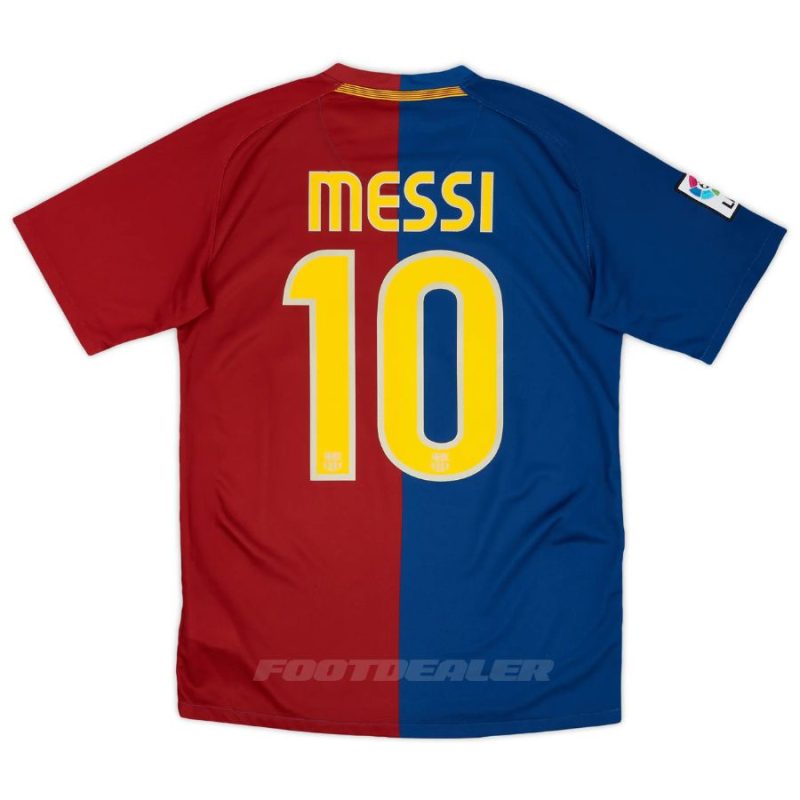 Maillot Barca Domicile 2008 2009 Messi