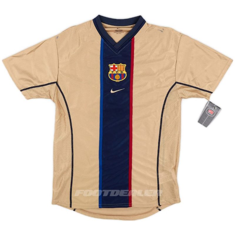 Maillot Barca Exterieur 2001 2002 Rivaldo