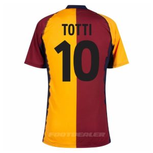 Maillot Copa AS Roma Domicile 2001 2002 Totti