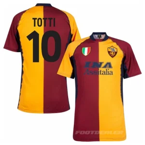 Copa AS Roma Home Jersey 2001 2002 Totti