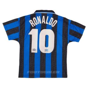 Maillot Inter Milan Domicile 1997 1998 Ronaldo