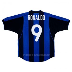 Maillot Inter Milan Domicile 2000 2001 Ronaldo