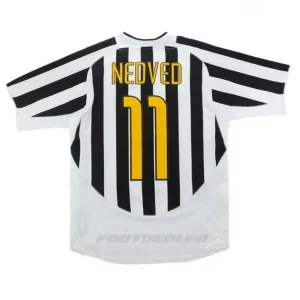Camiseta de local de la Juventus 2003 2004 Nedved