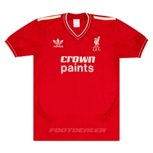 Camiseta local del Liverpool 1985