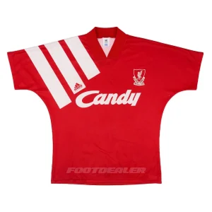 Camiseta local del Liverpool 1991