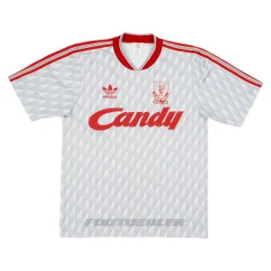 Camiseta de visitante del Liverpool 1989