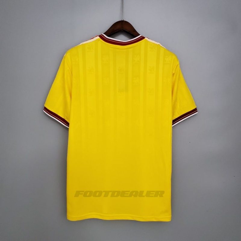 Maillot Liverpool Exterieur Jaune 1985 1986