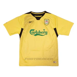 Camiseta Liverpool Amarilla 2004 2005
