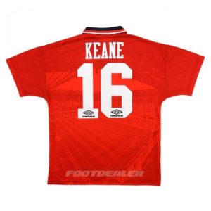 Maillot Manchester United Domicile 1994 1996 Keane