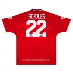 Maillot Manchester United Domicile 1994 1996 Scholes