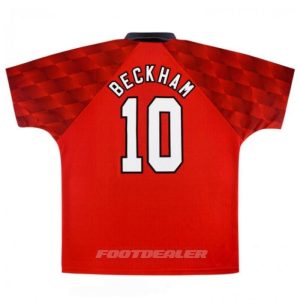 Maillot Manchester United Domicile 1996 1998 Beckham