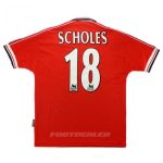 Maillot Manchester United Domicile 1998 2000 Scholes