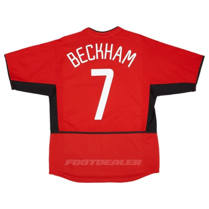Maillot Manchester United Domicile 2002 2004 Beckham Maillot Manchester United Domicile 2002 2004 Beckham