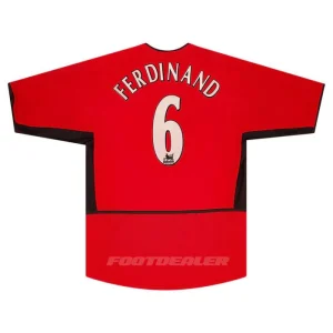 Maillot Manchester United Domicile 2002 2004 Ferdinand