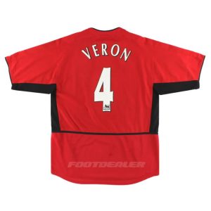 Maillot Manchester United Domicile 2002 2004 Veron