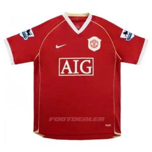 Maillot Manchester United Domicile 2006 2007 Ronaldo