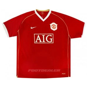 Maillot Manchester United Domicile 2006 2007 Solskjaer