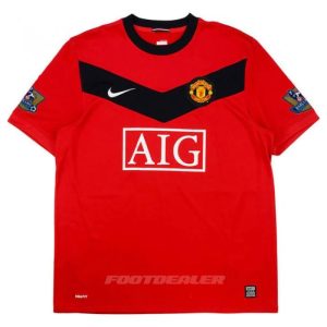 Maillot Manchester United Domicile 2009 2010 Rooney