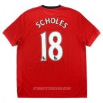 Maillot Manchester United Domicile 2009 2010 Scholes