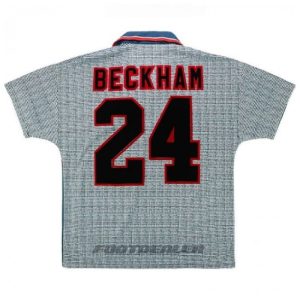 Maillot Manchester United Exterieur 1995 1996 Beckham