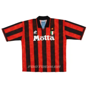 Maillot Milan AC Domicile 1993 1994