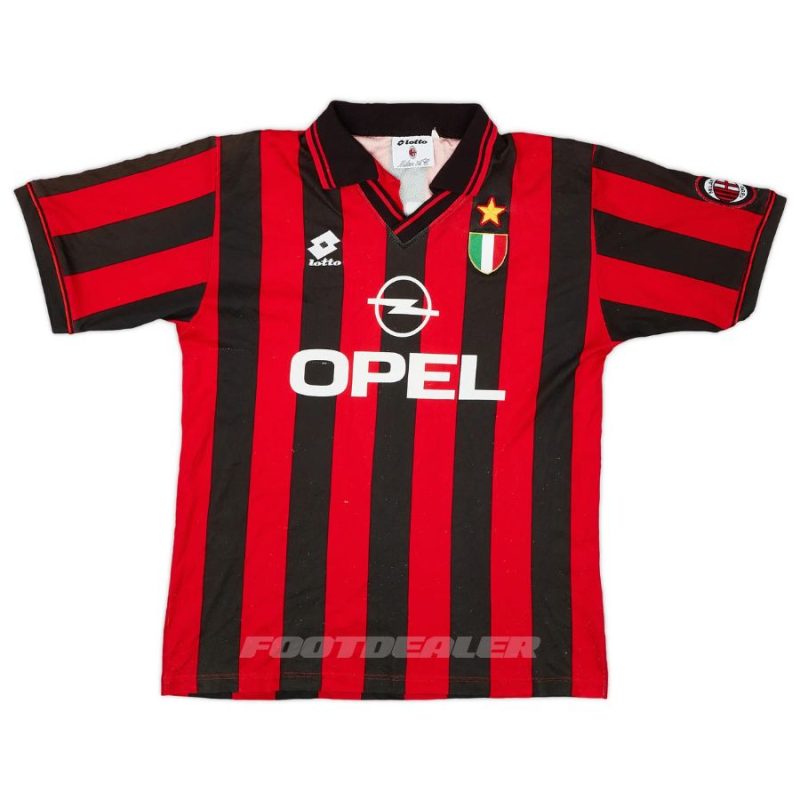 Maillot Milan AC Domicile 1996 1997