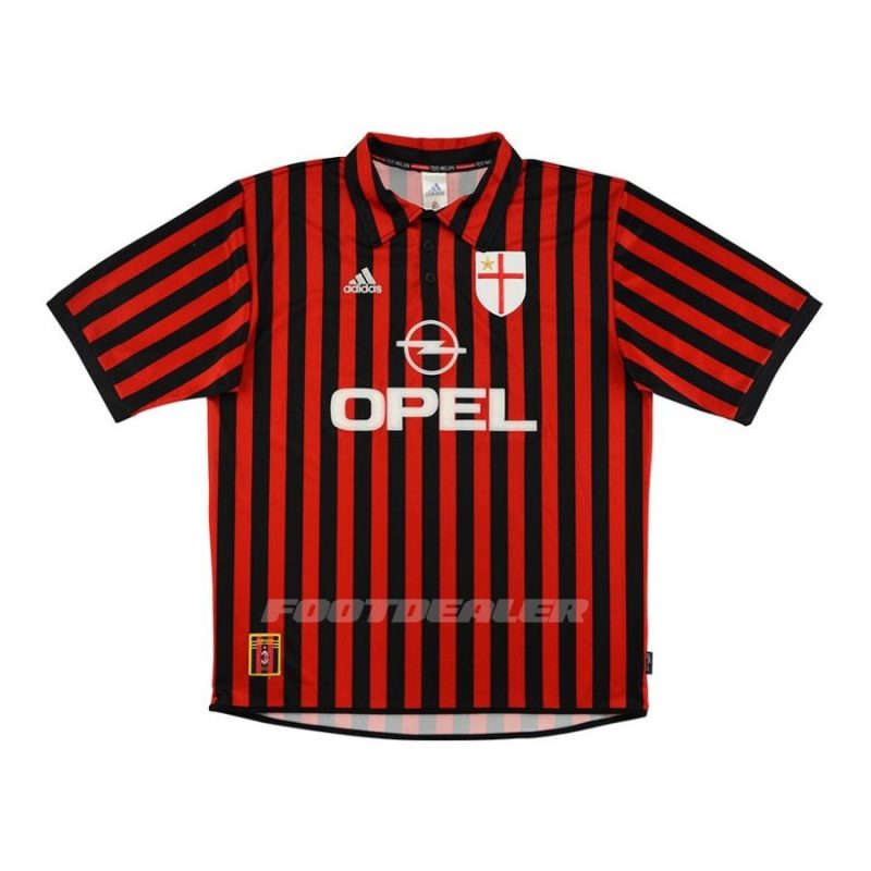 Maillot Milan AC Domicile 1999 2000