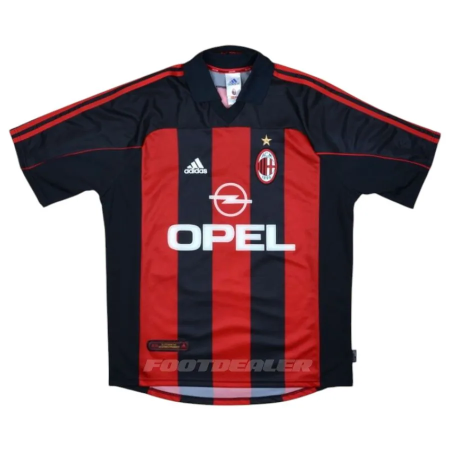AC Milan Home Jersey 2000 2002 Maldini