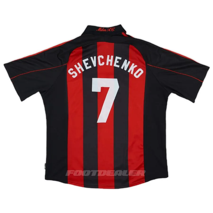 AC Milan Home Jersey 2000 2002 Shevchenko