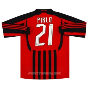 Camiseta de local del AC Milan 2007 2008 Pirlo