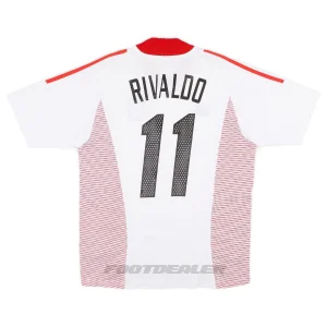 Camiseta visitante del AC Milan 2002 2003 Rivaldo