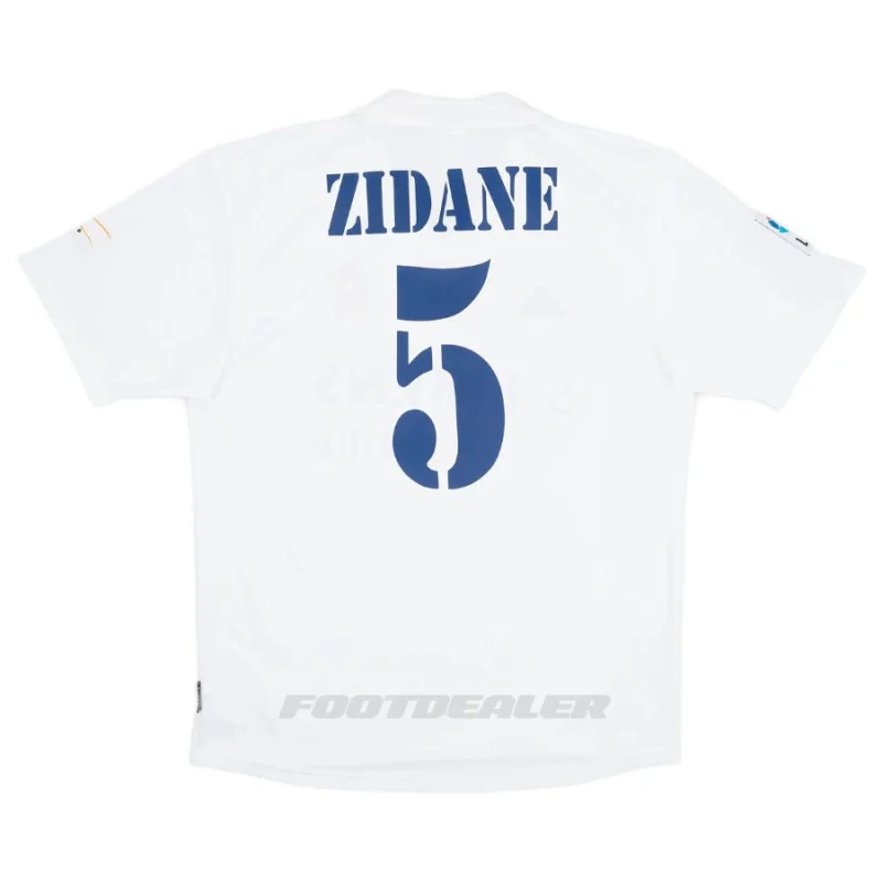 Maillot Real Madrid Centenaire 2001 2002 Zidane