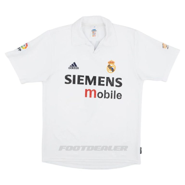 Maillot Real Madrid Centenaire 2002 – Taille M – Adidas – Édition Anniversaire