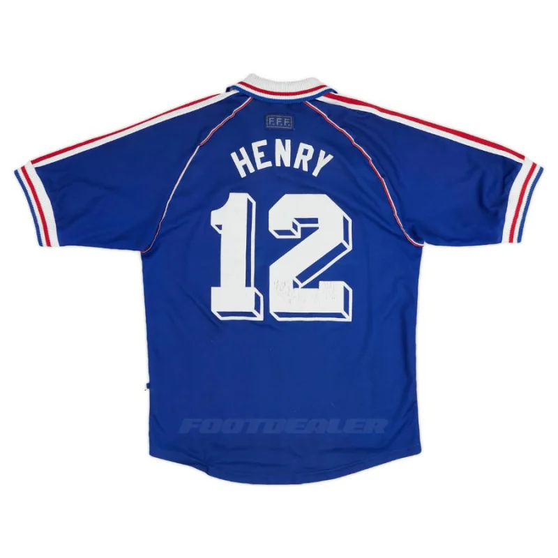 Maglia della squadra francese di casa 1998 Henry