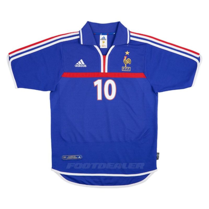 Maillot Equipe de France Domicile 2000 Zidane