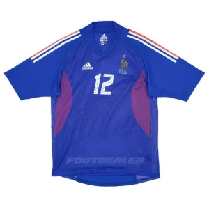 Camiseta del equipo local francés 2002 2004 Henry