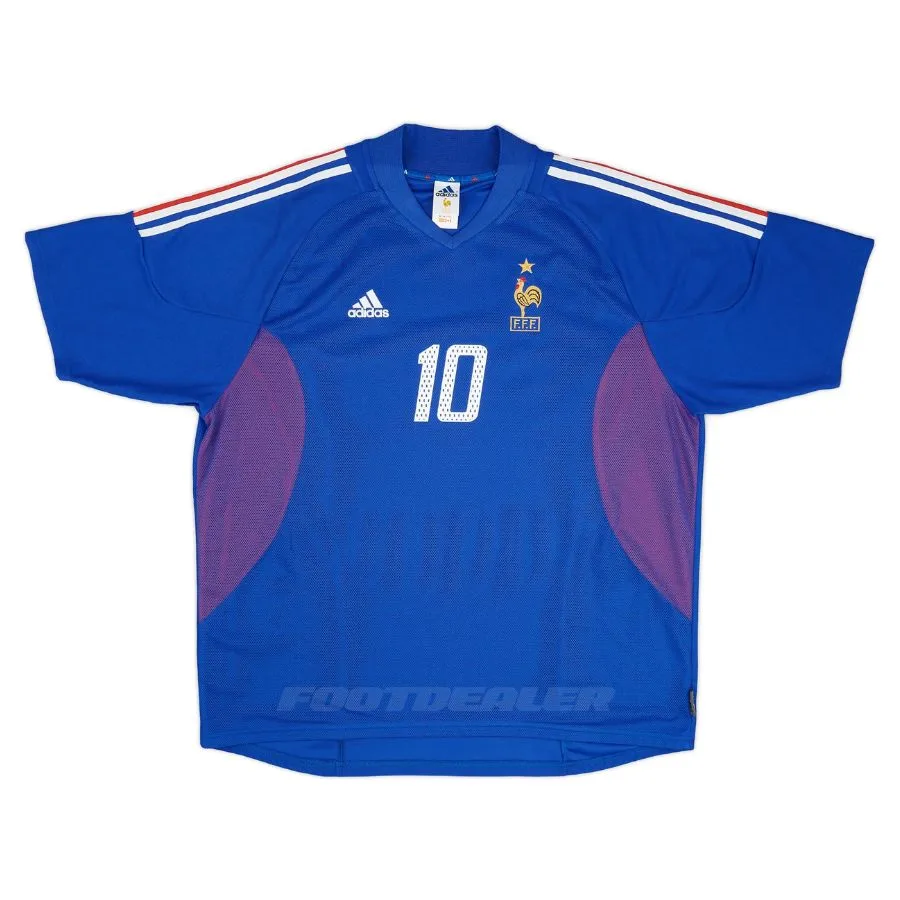 Maillot Equipe de France Domicile 2002 2004 Zidane